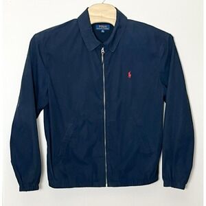 Polo Ralph Lauren Baysport Windbreaker Jacket Men's XL Blue Logo Preppy Nautical